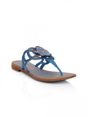 Grendha Women Jola Cigana Blue Flats