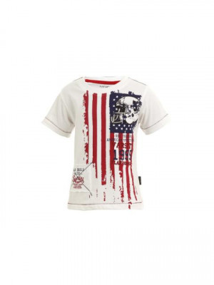 Doodle Boys White Printed T-Shirt