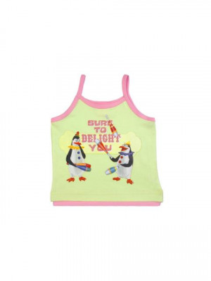 Madagascar3 Infant Girls Light Green Spaghetti Top