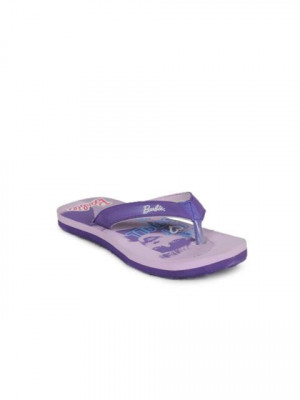 Barbie Purple Girls Slippers
