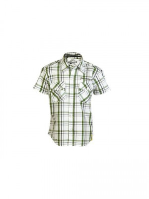 Gini and Jony Boys White Check Shirt