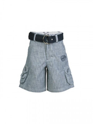 Doodle Kids Boy Striped Blue Shorts