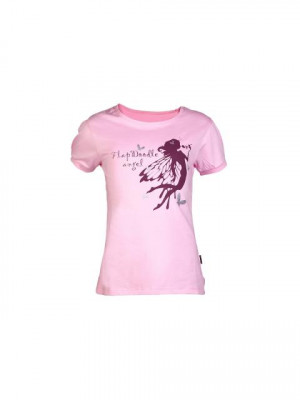 Doodle Girl Flap doodle angel Pink Tops