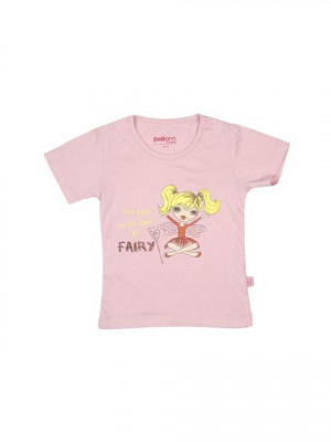 Doodle  Fairy Girl Pink Tshirt