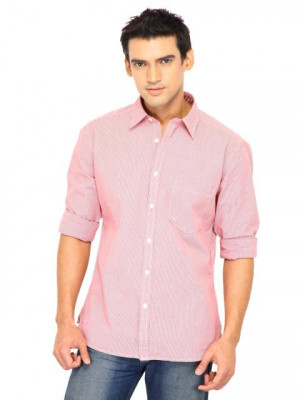 Scullers Men Check Red Shirts