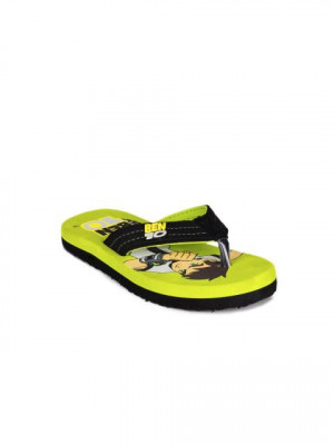 Ben 10 Boys Green Flip Flops