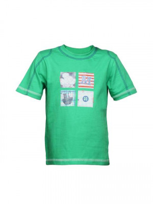 Disney Kids Boy's Green Mickey Ship Kidswear