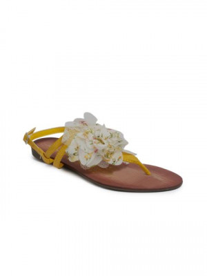 Catwalk Women Casual Yellow Flats