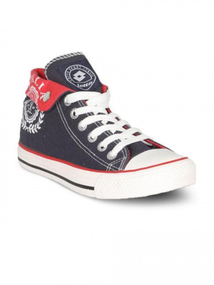 Lotto Unisex Canvas Blue Red Shoe