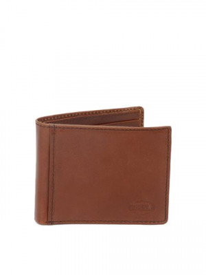 Fossil Men Brown Transit Wallet
