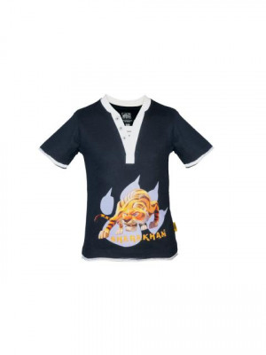 Jungle Book Boys Sherekhan Navy Blue T-shirt