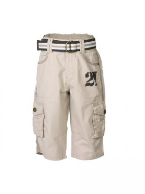 Gini Jony Boys Beige Shorts