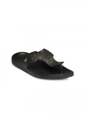 Globalite Women Black Flip Flops