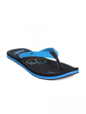 Puma Women Stawberry Black Flip Flops