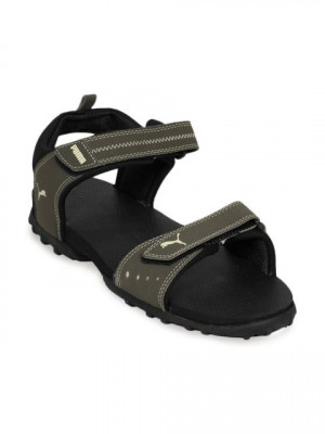 Puma Men Pumpom Olive Black Floater