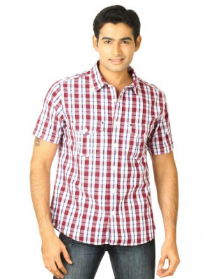 Scullers Men Scul Red White Shirts