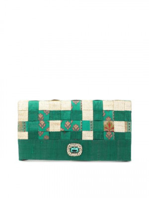 Rocia Women Green Clutch