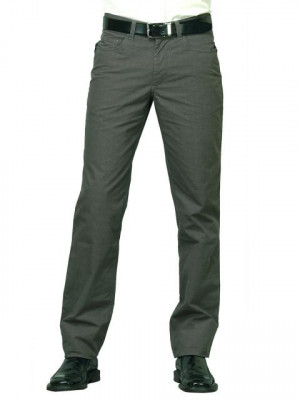 Indigo Nation Men ID Printed Grey Trousers