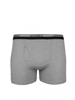 Jockey MODERN CLASSIC Men Grey Melange Trunks 8009