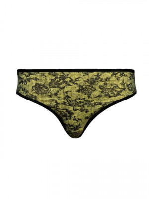 Heart 2 Heart Women Yellow Printed Briefs H2H-9-2011