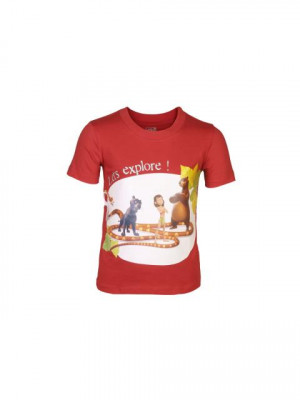 Jungle Book Boys Lets Explore Red T-shirt