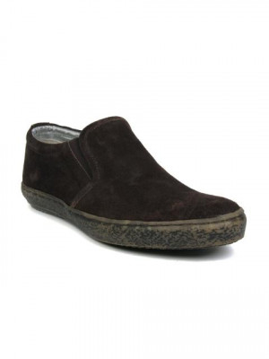 Carlton London Men Brown Slip-On Shoes