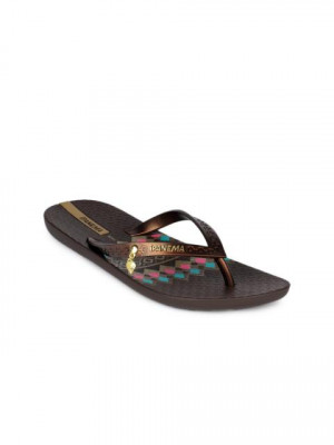 iPanema Women Brown Flip Flops