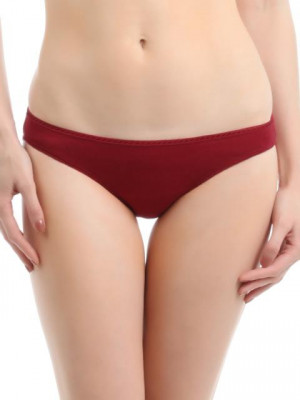Enamor Women Red Low-Rise Bikini Brief
