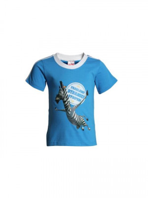 Madagascar 3 Boys Blue Printed T-shirt