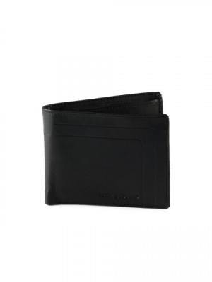 Peter England Men Statements Black Wallet