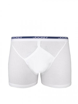 Jockey MC Men White Midway Classic Boxer Trunks 1101