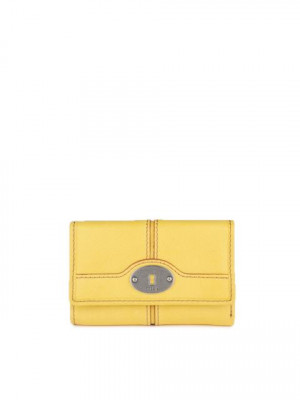 Fossil Women Yellow Wallet