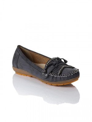 Cobblerz Women Grey Loafers