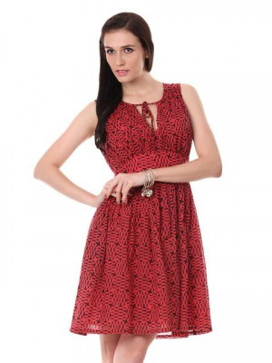 French Connection Women Red Dress