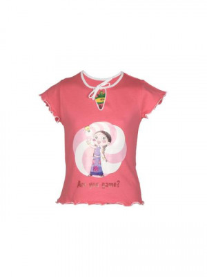 Chhota Bheem Kids Girls Are You Game Pink Top