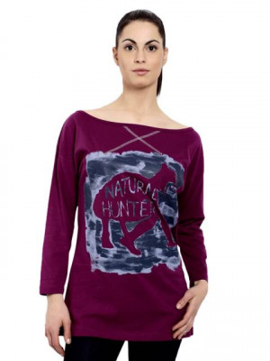 United Colors of Benetton Women Magenta Top