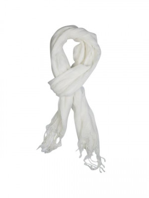 Femella Women White Scarf