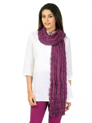 Aurelia Women Voile Pink Dupatta