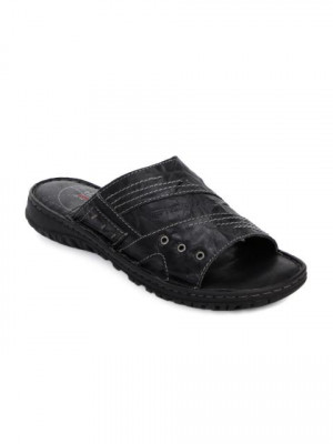 Red Tape Men Casual Black Sandals