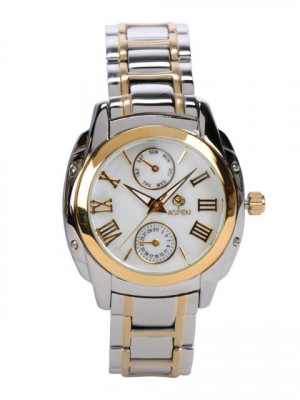 Aspen Women White Dial Chronograph Watch