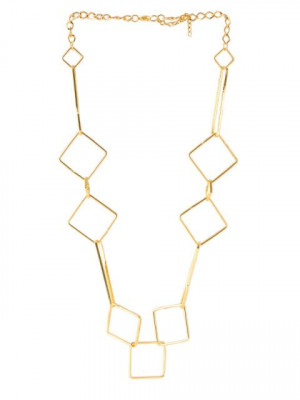 Pitaraa Golden Frame Necklace