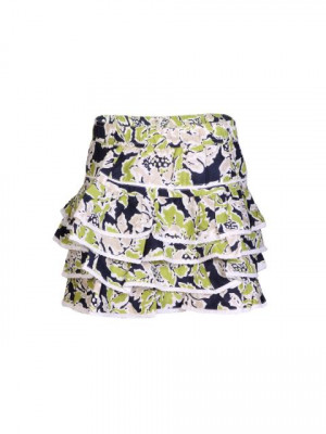 United Colors of Benetton Kids Girls Printed Green Skirt