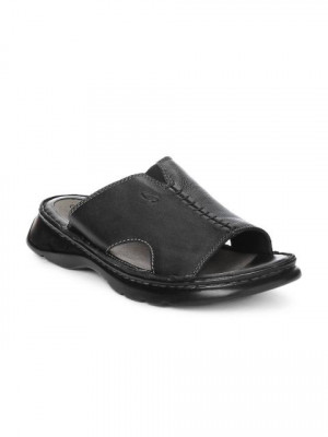 Ganuchi Men Black Sandals