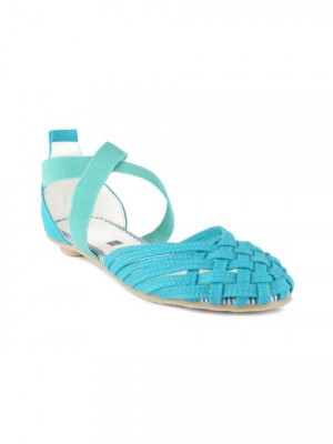 Catwalk Women Casual Turquoise Blue Flats