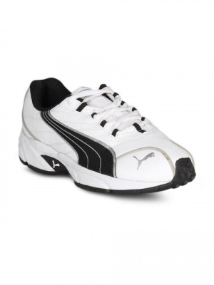 Puma Unisex Diemos White Black Shoe