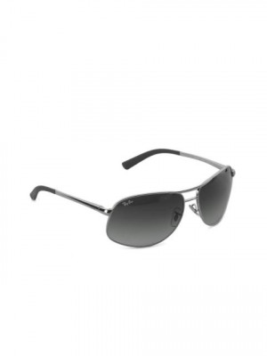 Ray-Ban Men High Street Steel Sunglasses