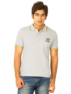 Flying Machine Men Grey Tshirts