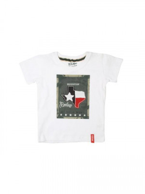 Gini and Jony Boys Printed White T-shirt