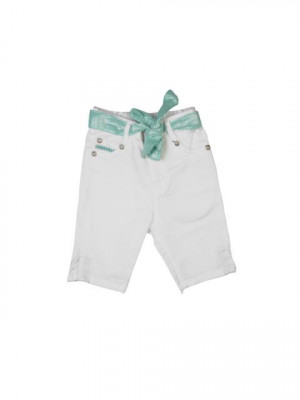 Gini and Jony Girls Fixed Weast White Capris