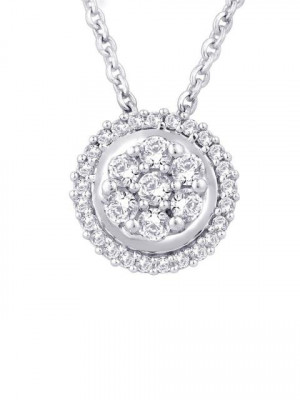 Lucera Women Silver Pendant with Chain